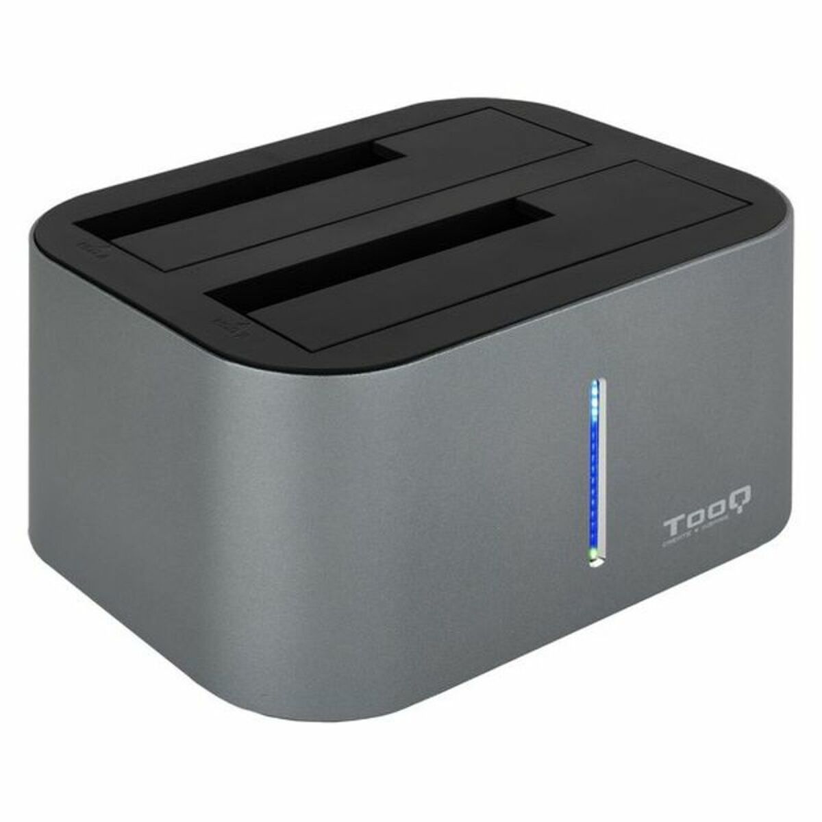 Picture of Dual Dock Station TooQ TQDS-805G 2.5"-3.5" HDD/SSD SATA USB 3.0 Grey
