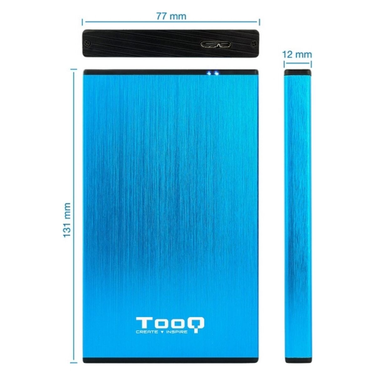 Afbeeldingen van Housing for Hard Disk TooQ TQE-2527 2,5" USB 3.0