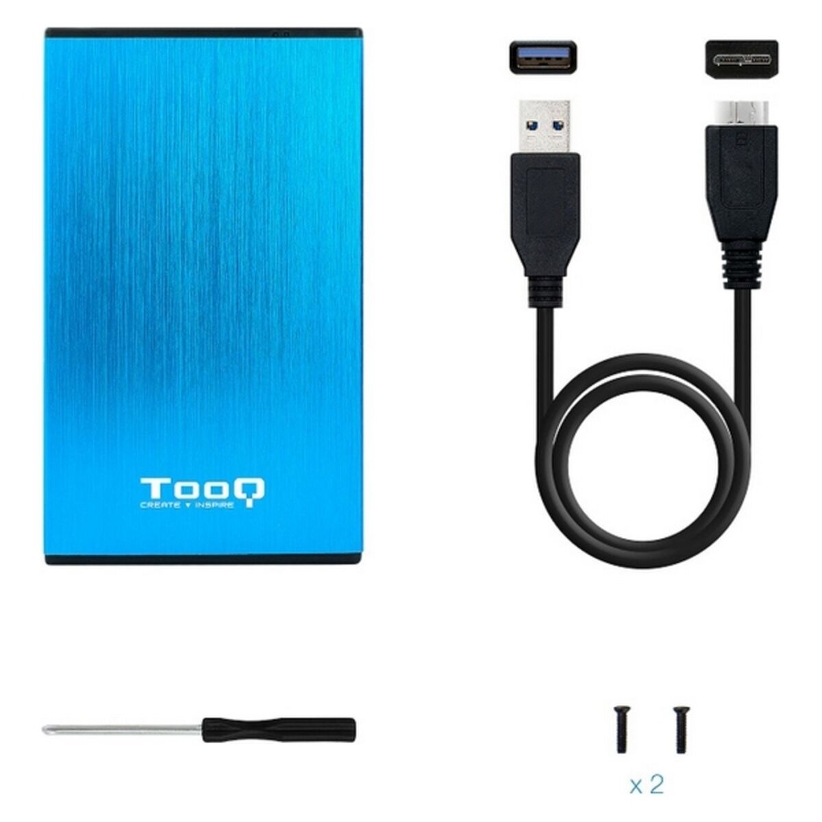 Afbeeldingen van Housing for Hard Disk TooQ TQE-2527 2,5" USB 3.0
