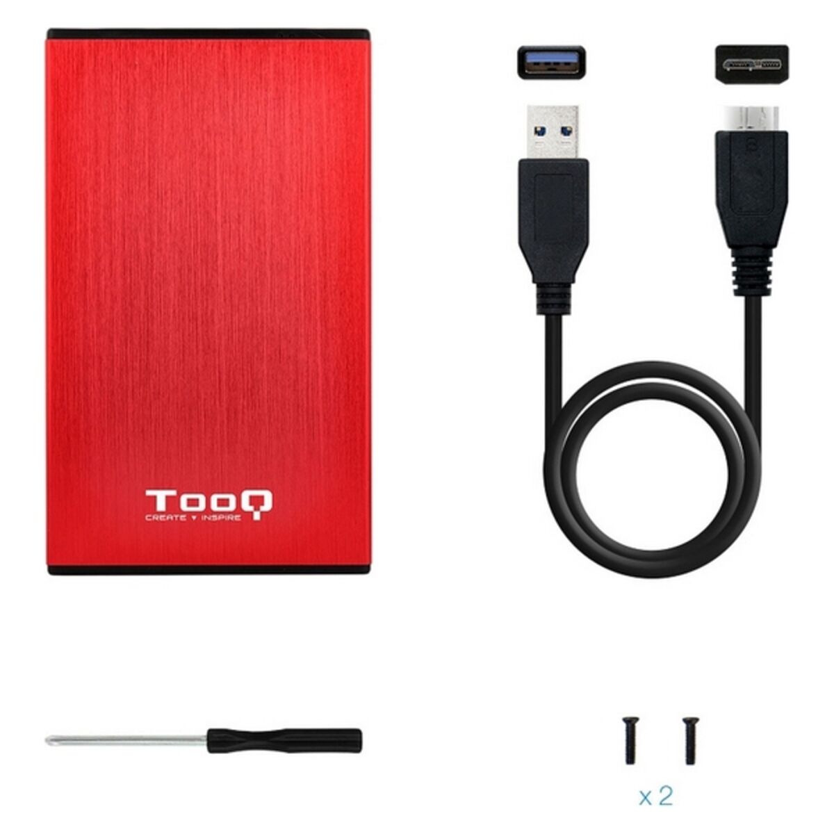 Afbeeldingen van Housing for Hard Disk TooQ TQE-2527 2,5" USB 3.0