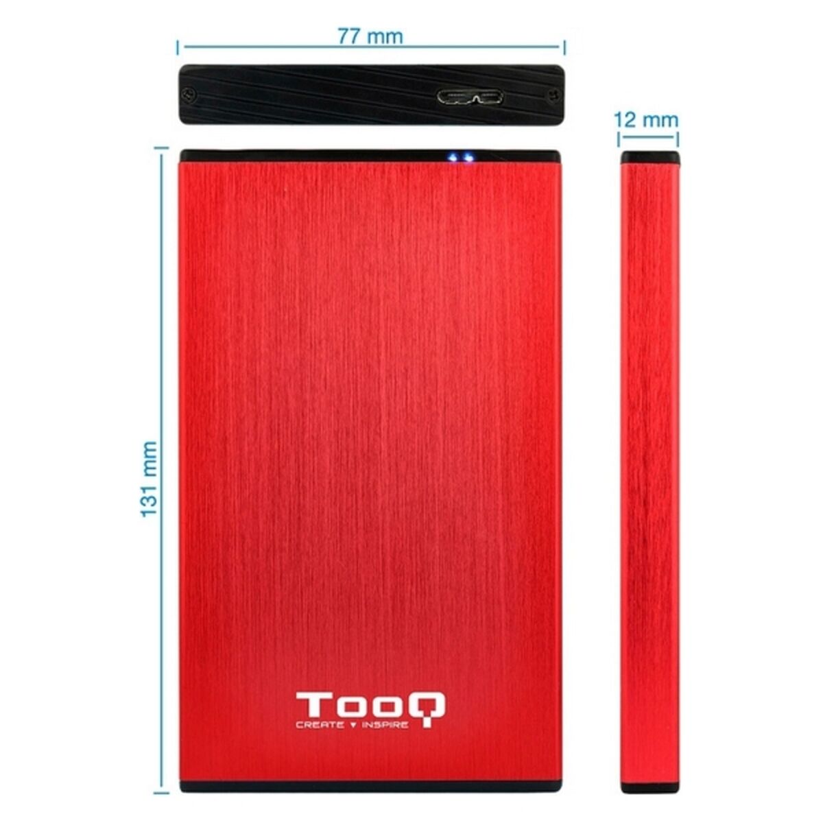 Afbeeldingen van Housing for Hard Disk TooQ TQE-2527 2,5" USB 3.0