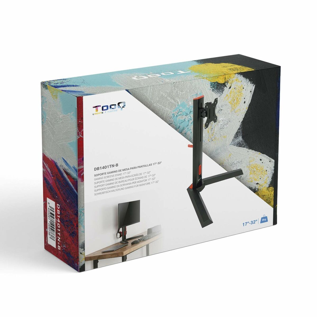 Picture of Screen Table Support TooQ DB1401TN-B 17" 32"
