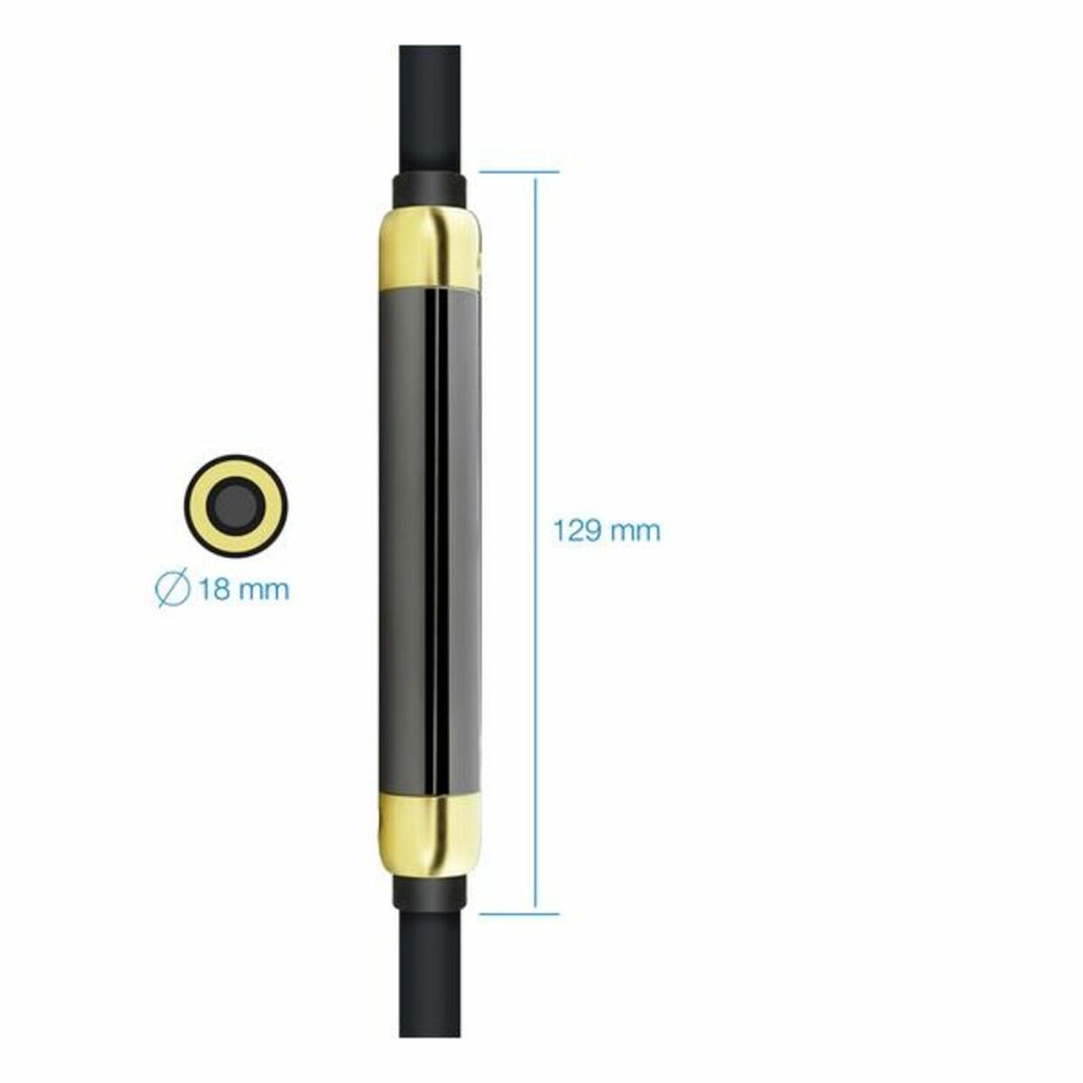 Picture of HDMI Cable NANOCABLE 10.15.3725 4K HDR 25 m Black