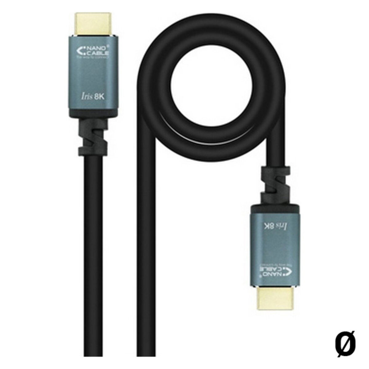 Afbeeldingen van HDMI Cable NANOCABLE 8K Ultra HD Black