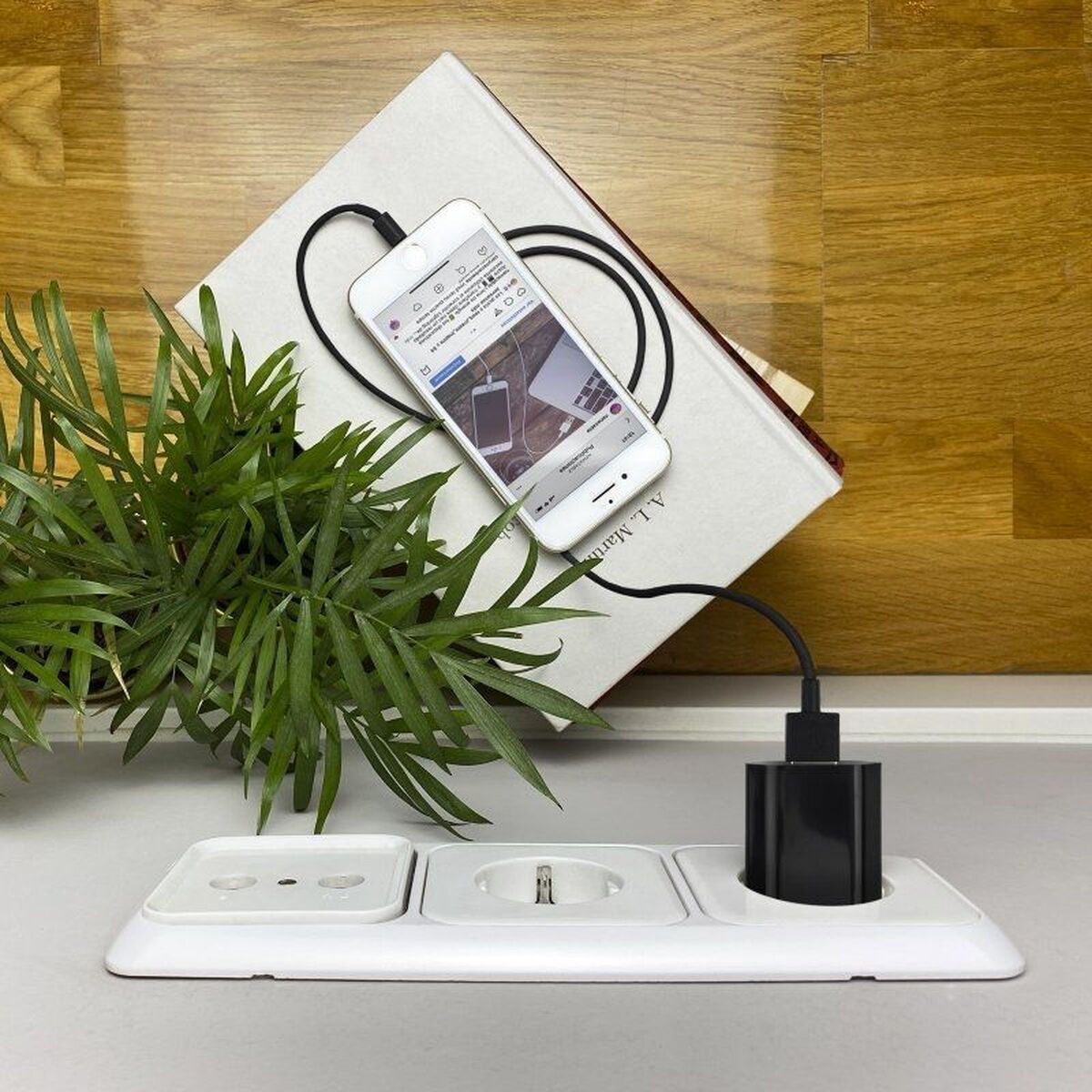 Usb Charger NANOCABLE 10.10.2002 Black 5 W