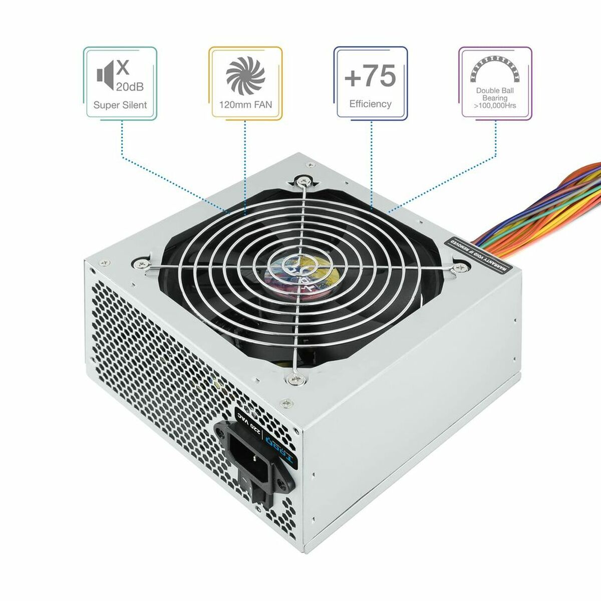 Picture of Power supply TooQ TQAPOLO-500SP 500 W ATX 500W