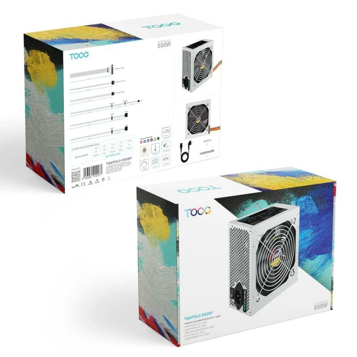 Picture of Power supply TooQ TQAPOLO-550SP 550 W