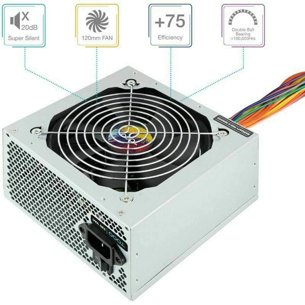Picture of Power supply TooQ TQAPOLO-550SP 550 W
