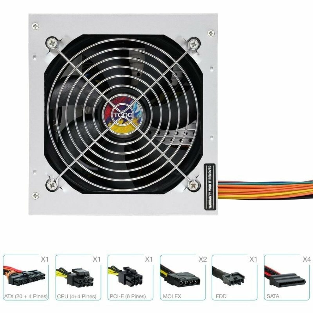 Afbeeldingen van Power supply TooQ TQAPOLO-550SP ATX 550 W