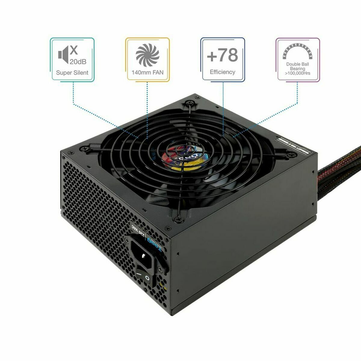 Picture of Power supply TooQ TQAPOLO-750SP ATX 750 W CE - RoHS