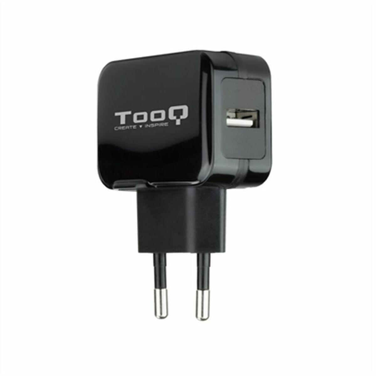 Bild von Wall Charger TooQ TQWC-1S01 Black 12 W