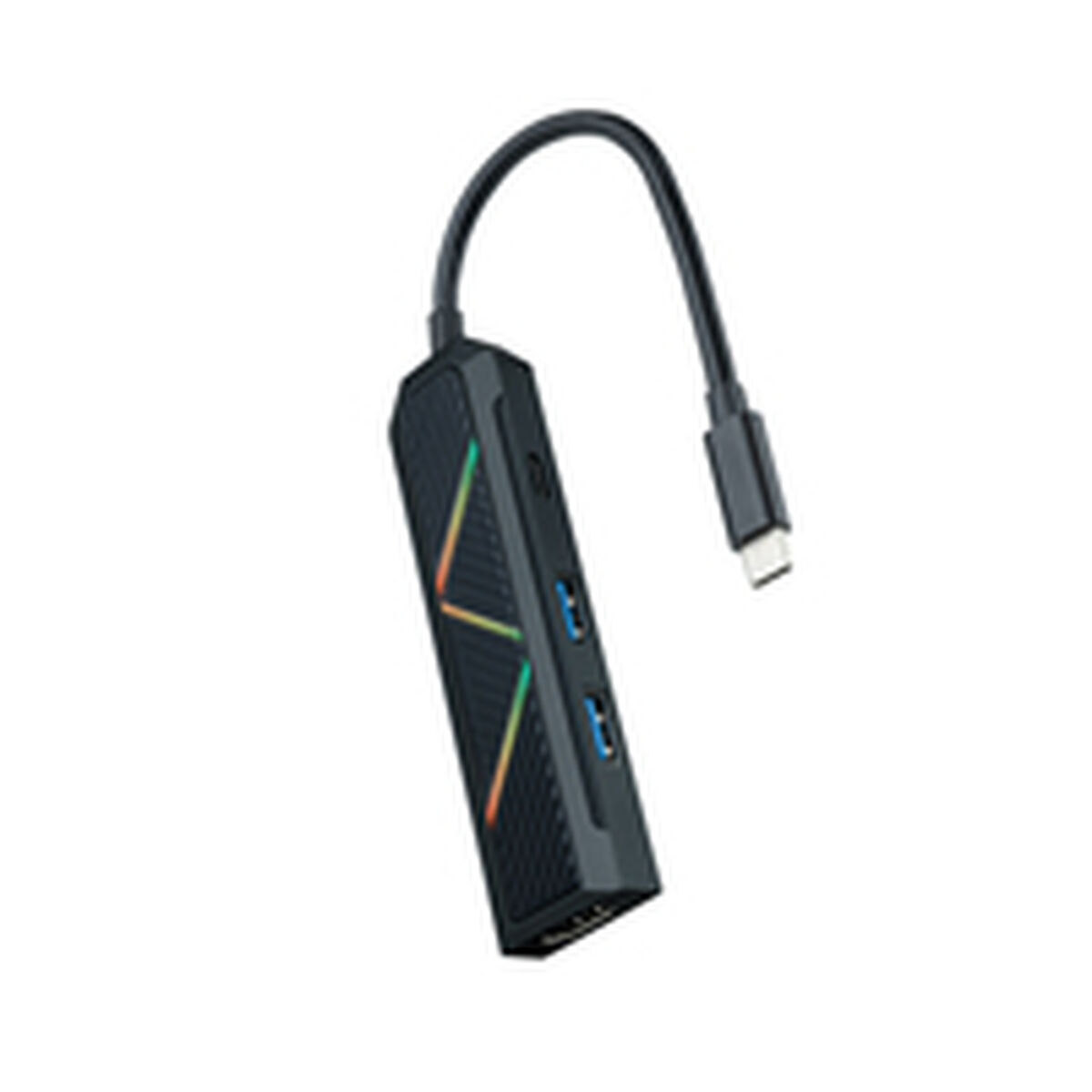 Picture of USB-C Hub NANOCABLE 10.16.0401 Black 100 W