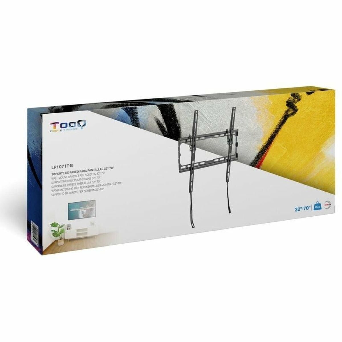 Afbeeldingen van Monitor TooQ LP1071T-B 32"-70" 45 kg