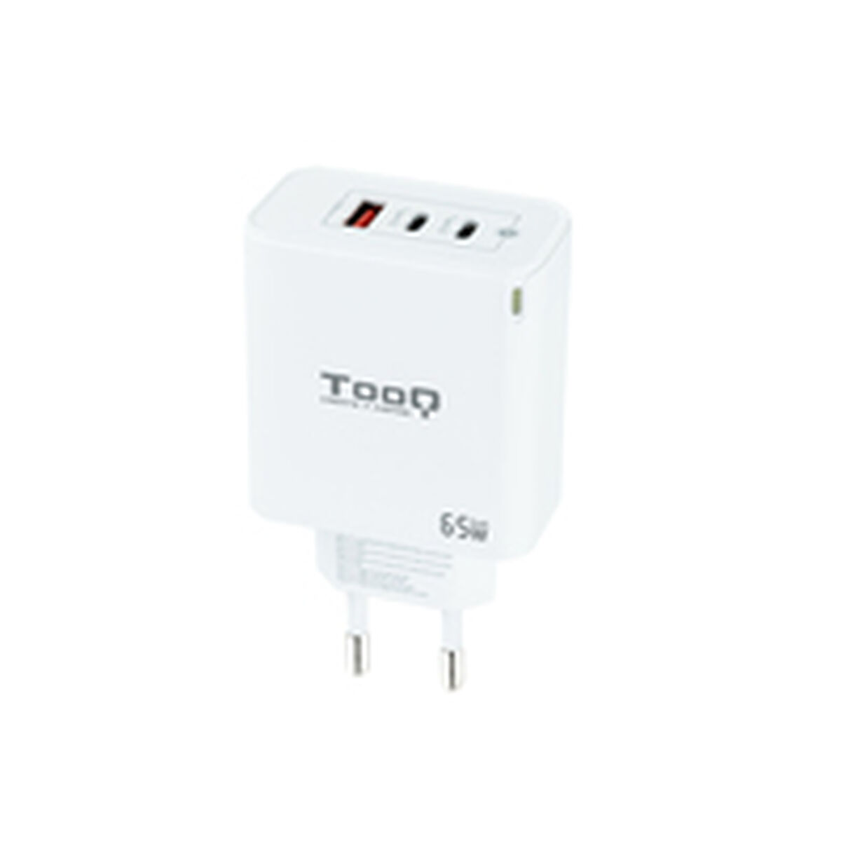 Image de Wall Charger TooQ TQWC-GANQC2PD65WT 65 W