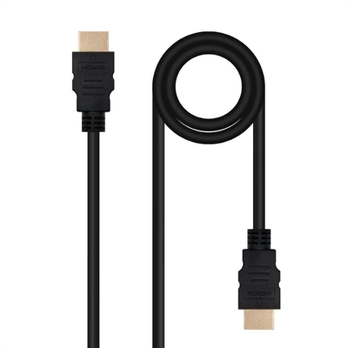 Picture of HDMI Cable NANOCABLE 10.15.3802 Black 2 m