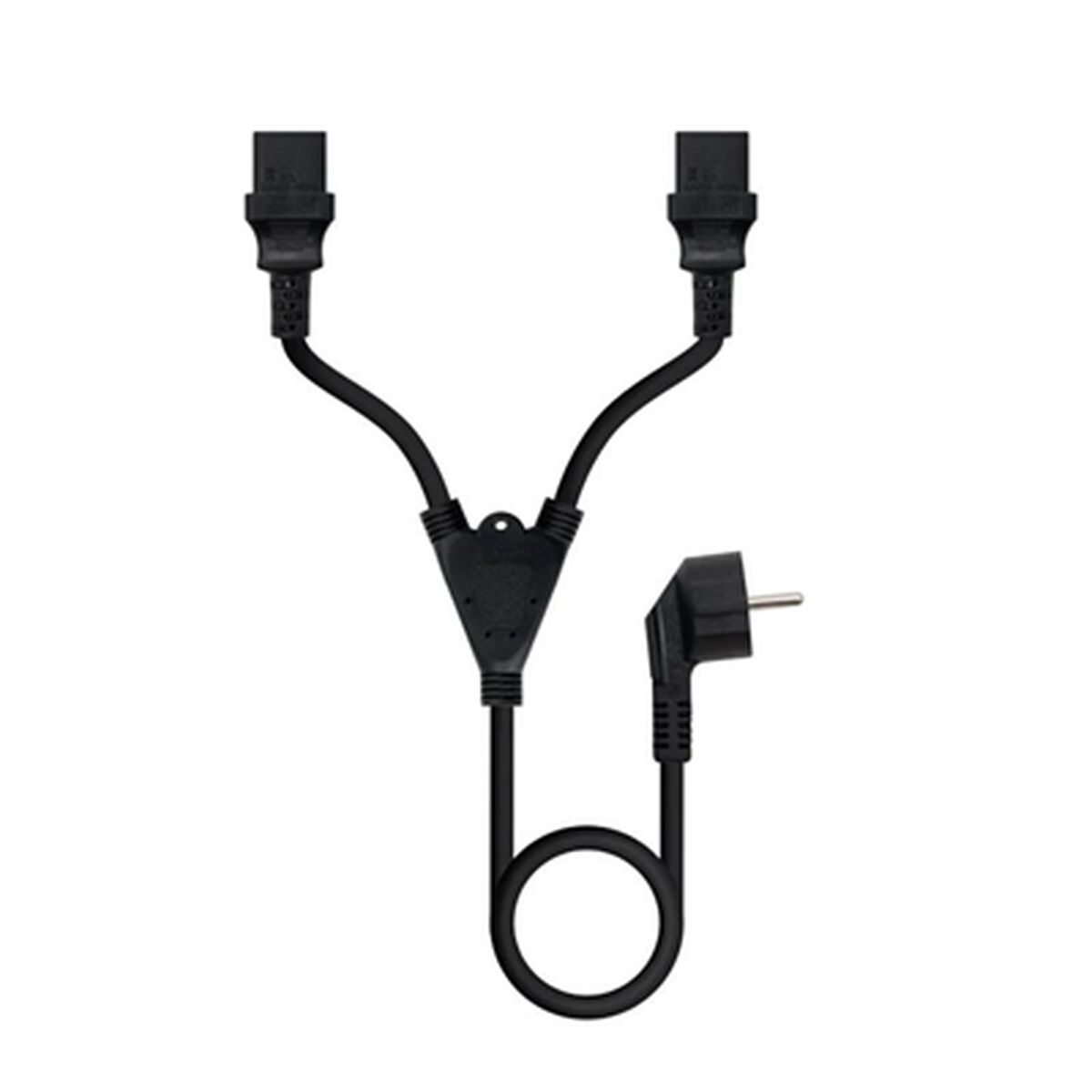 Afbeeldingen van Power Cord NANOCABLE 2xC13/H Black 1,8 m