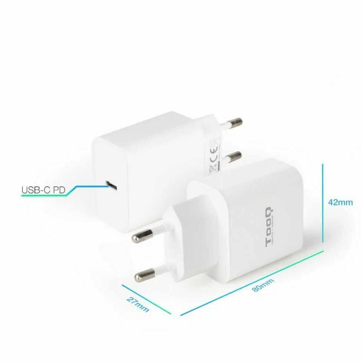 Picture of Wall Charger TooQ TQWC-PDUSBC20W White