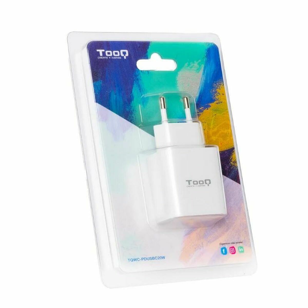 Picture of Wall Charger TooQ TQWC-PDUSBC20W White