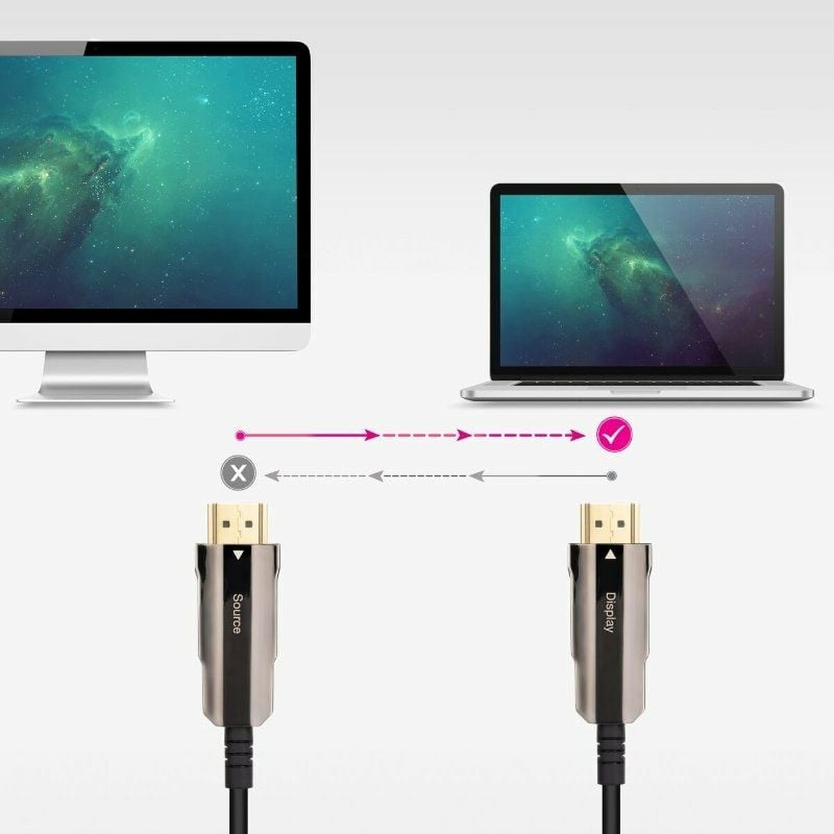 Afbeeldingen van HDMI Cable NANOCABLE 10.15.2040 40 m Black