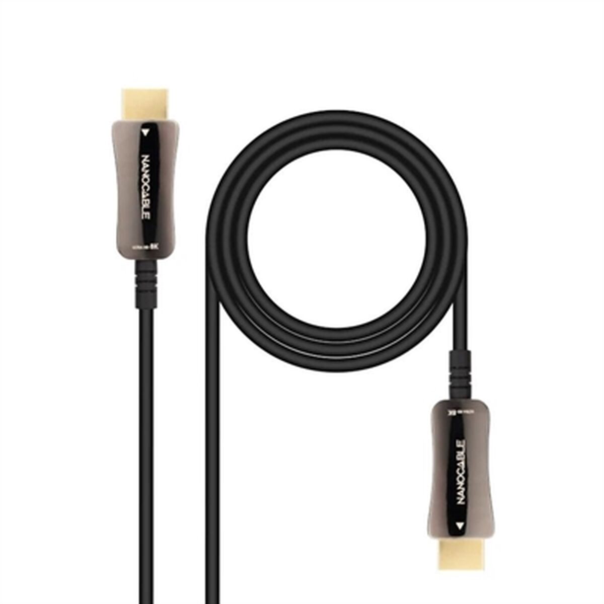 Afbeeldingen van HDMI Cable NANOCABLE 10.15.2110 Black 10 m 8K Ultra HD 48 Gbit/s