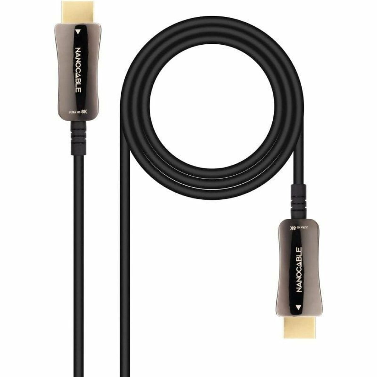 Picture of HDMI Cable NANOCABLE 10.15.2115 15 m Black 8K Ultra HD 48 Gbit/s