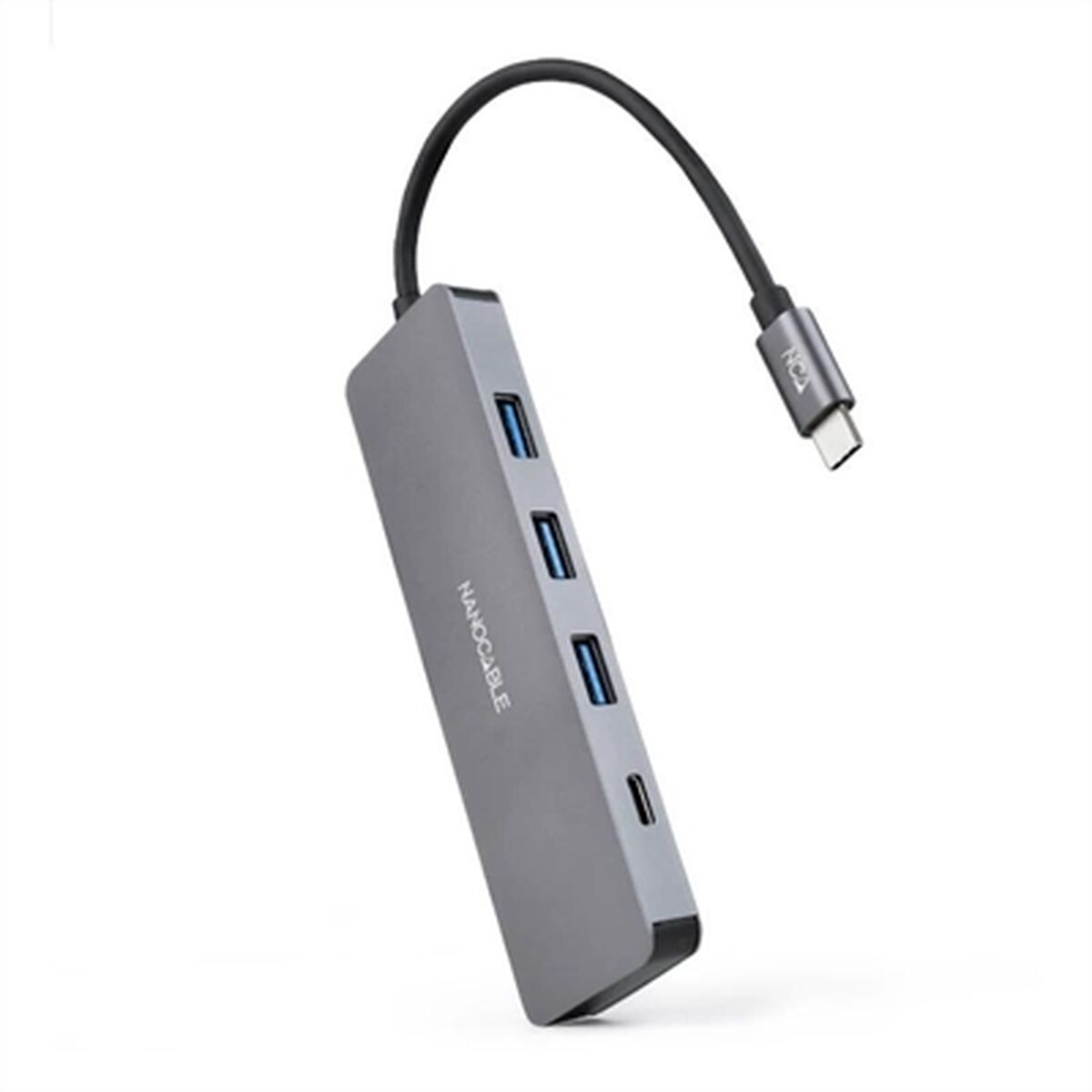 Bild von USB Hub NANOCABLE 10.16.4409 Grey (1 Unit)