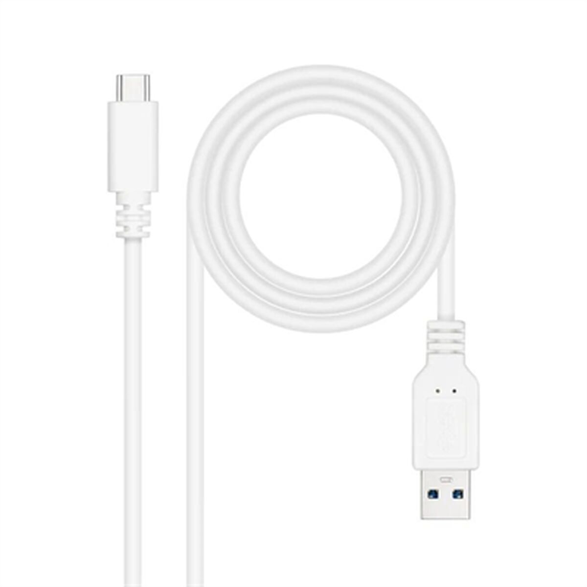 Câble USB-C vers USB NANOCABLE 10.01.4001-W Blanc 1 m