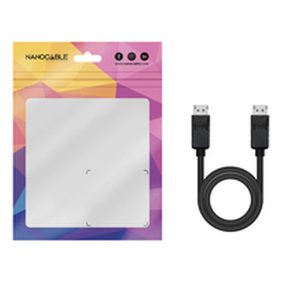 Afbeeldingen van DisplayPort Cable NANOCABLE 10.15.2705 Black 5 m