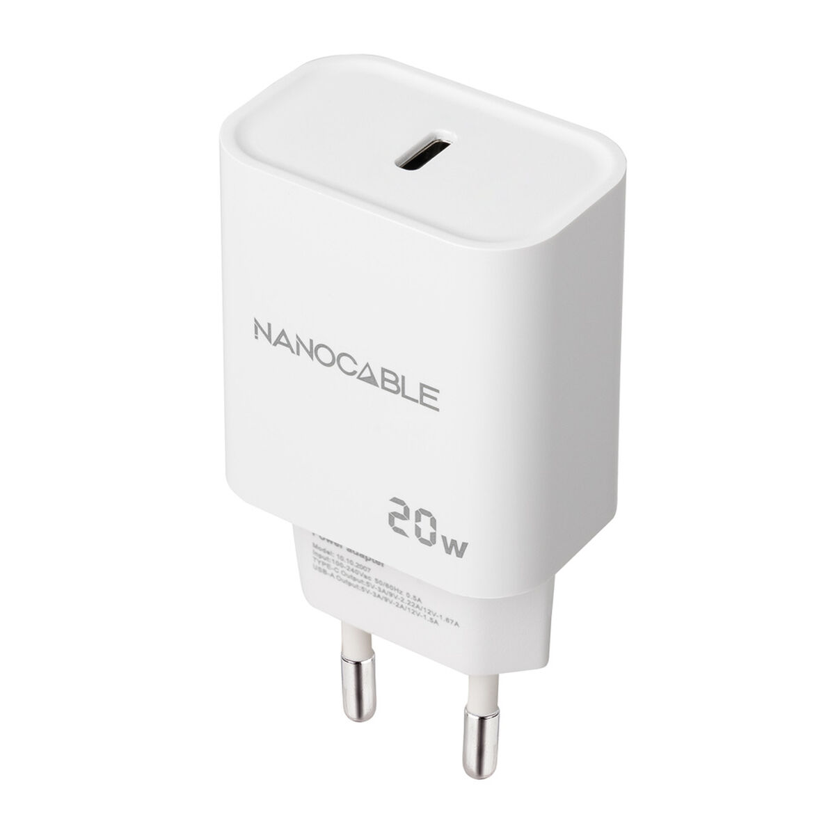 Picture of Wall Charger NANOCABLE 10.10.2005 White