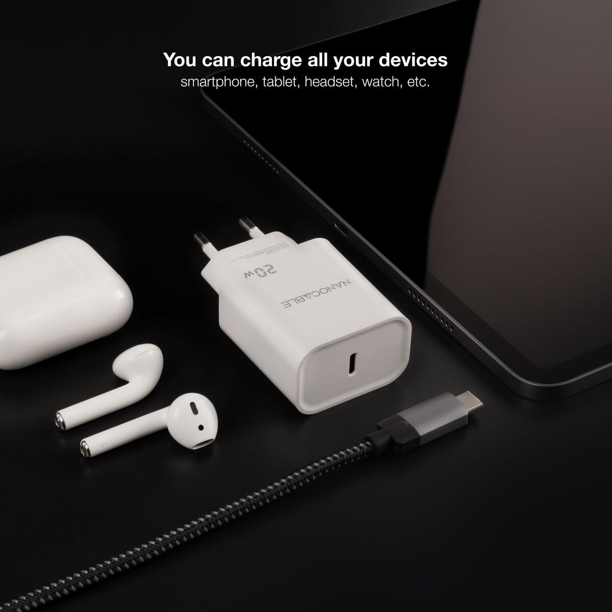 Wall Charger NANOCABLE 10.10.2005 White