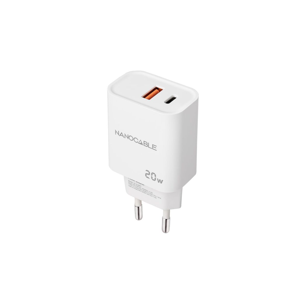 Picture of Wall Charger NANOCABLE 10.10.2007 White 20 W