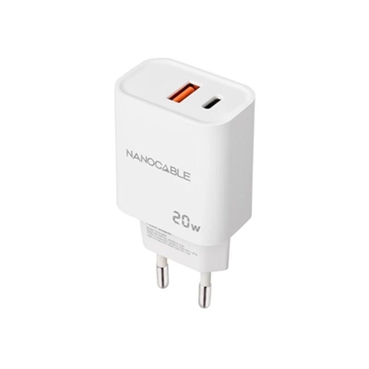 Wall Charger NANOCABLE 10.10.2007 White 20 W