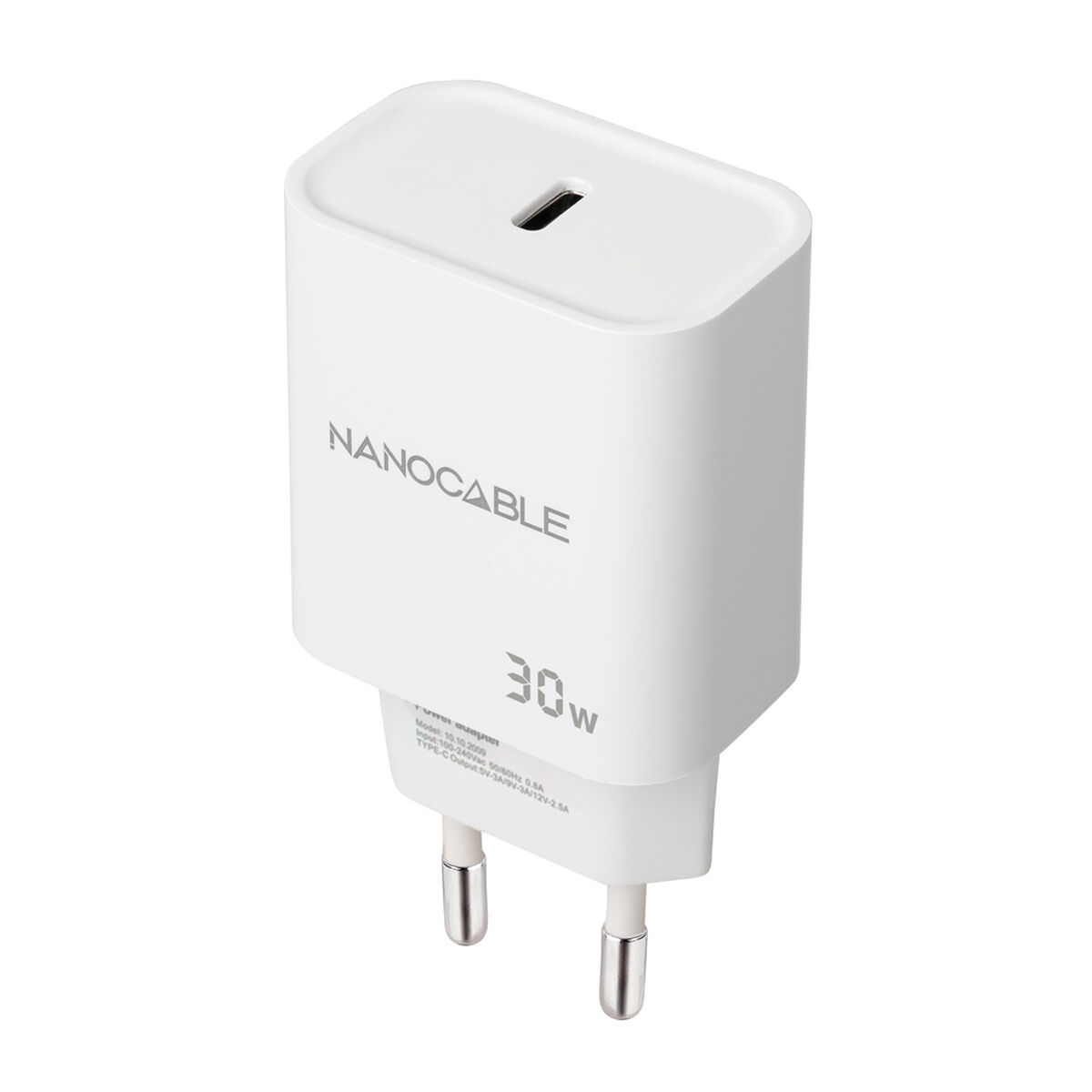 Picture of Wall Charger NANOCABLE 10.10.2009 White