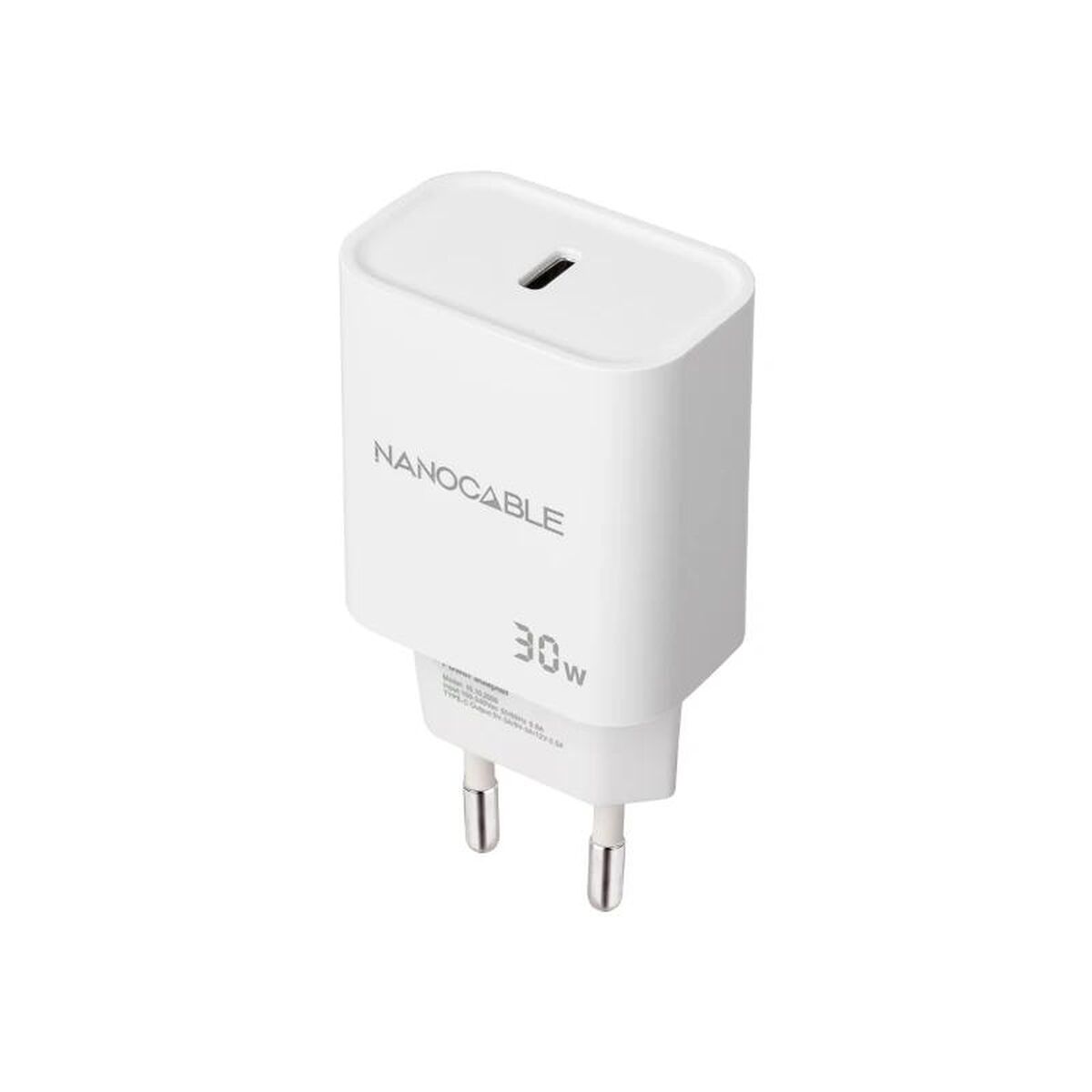 Wall Charger NANOCABLE 10.10.2009 White