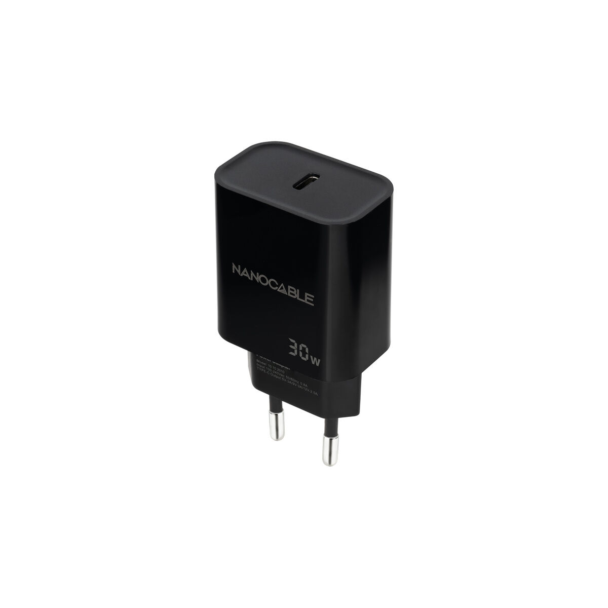 Wall Charger NANOCABLE 10.10.2010 Black