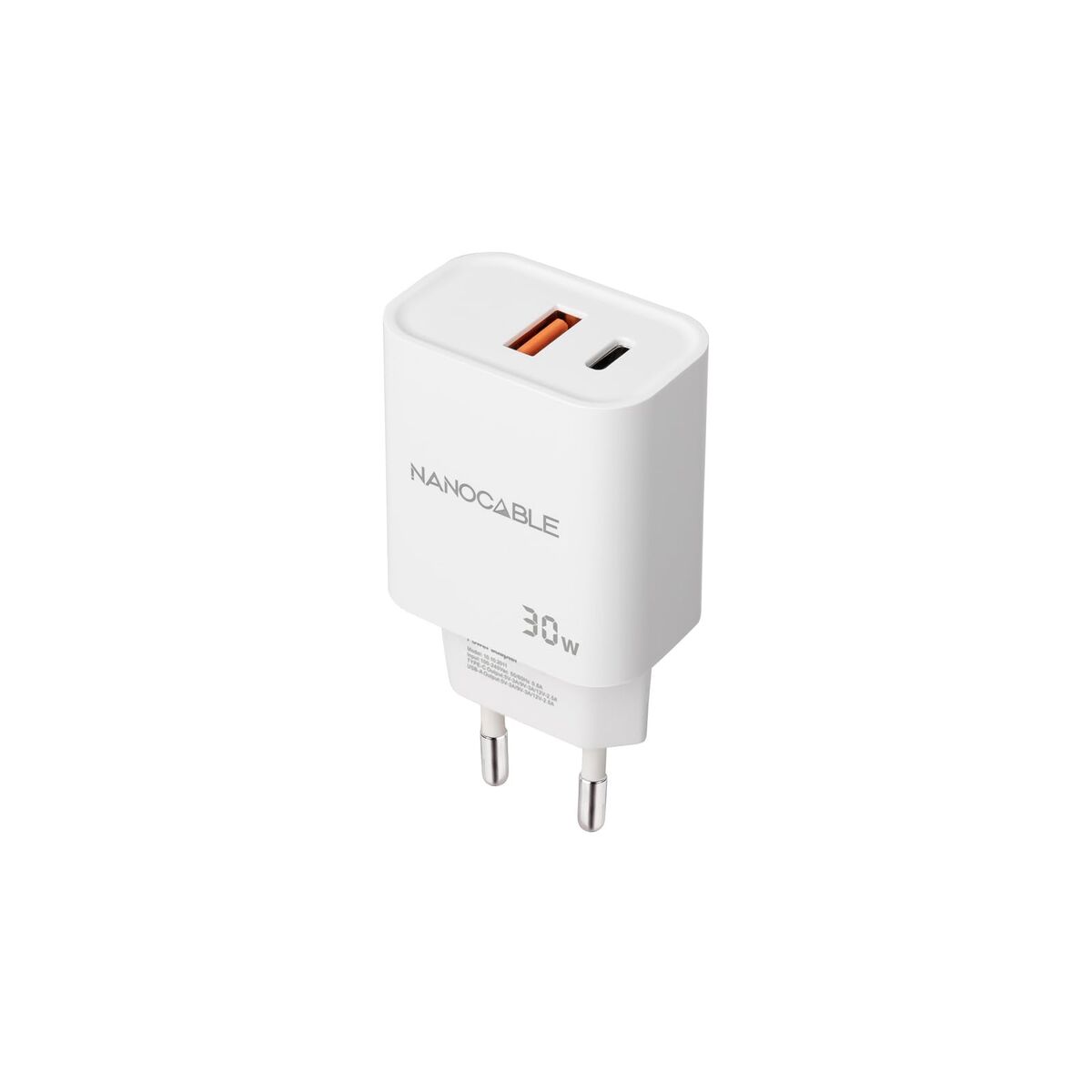 Picture of Wall Charger NANOCABLE 10.10.2011 White 30 W