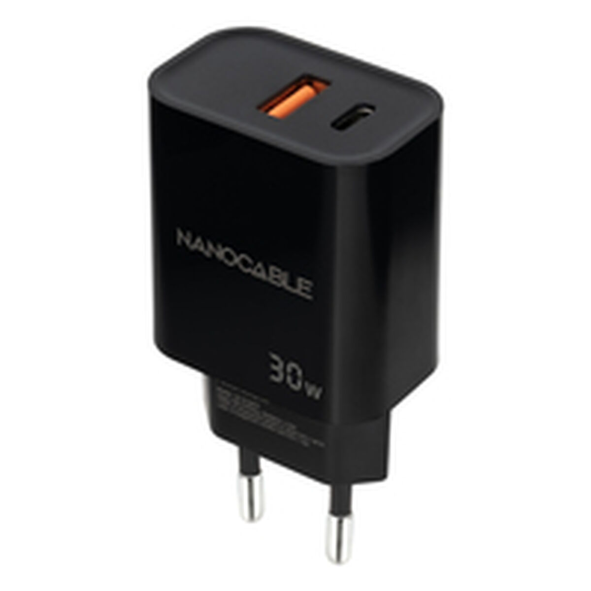 Picture of Wall Charger NANOCABLE 10.10.2012 Black 30 W