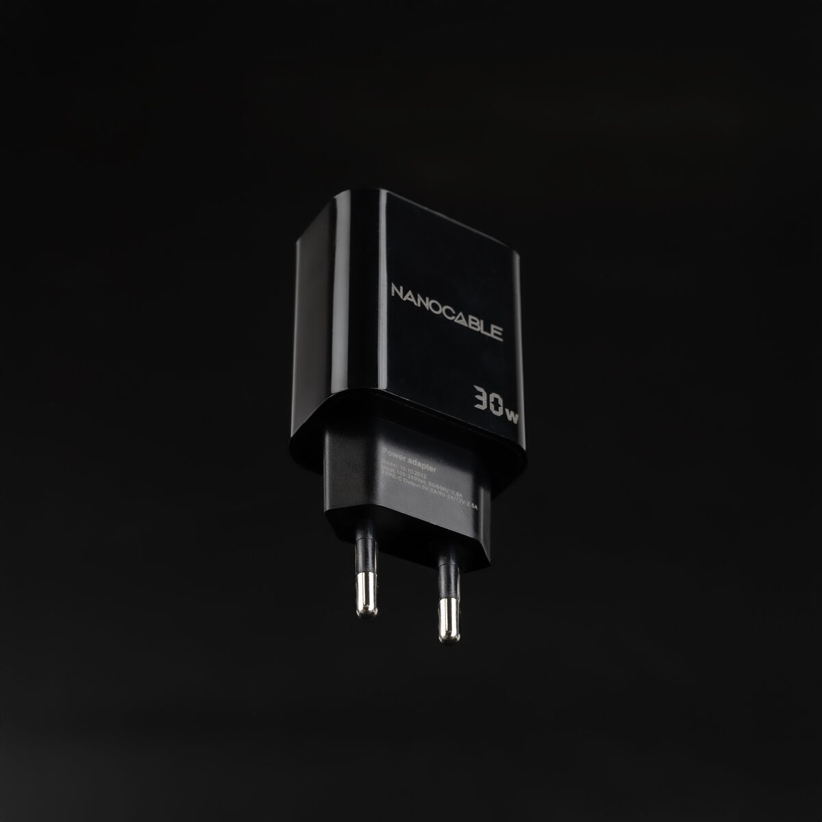 Picture of Wall Charger NANOCABLE 10.10.2012 Black 30 W