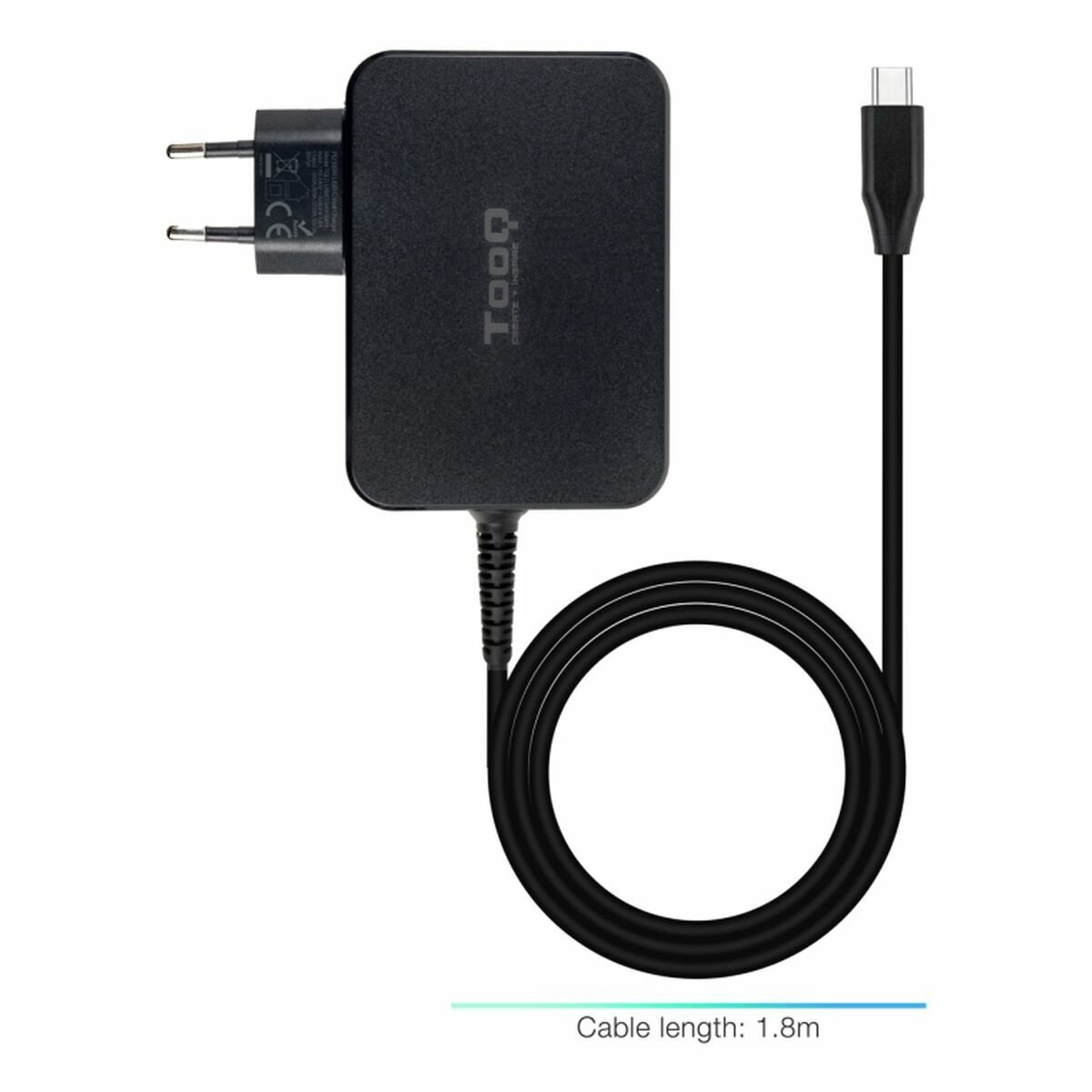 Picture of Laptop Charger TooQ GAN USB-C PD 100W 100 W
