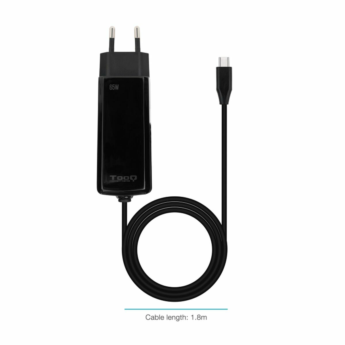 Picture of Laptop Charger TooQ GAN USB-C PD 65W Cúbico 65 W