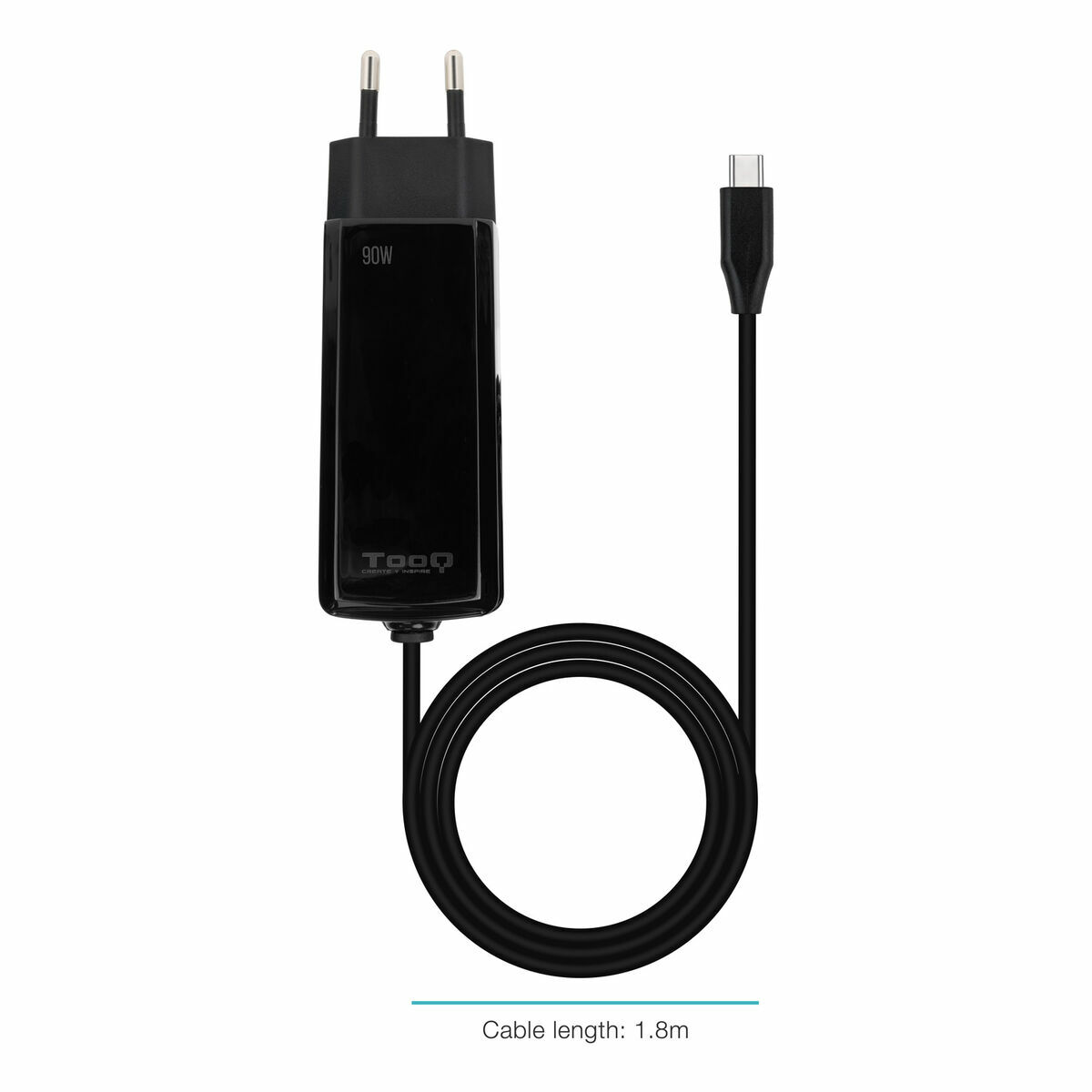 Kép Laptop Charger TooQ TQLC-USBCGAN90PD-C