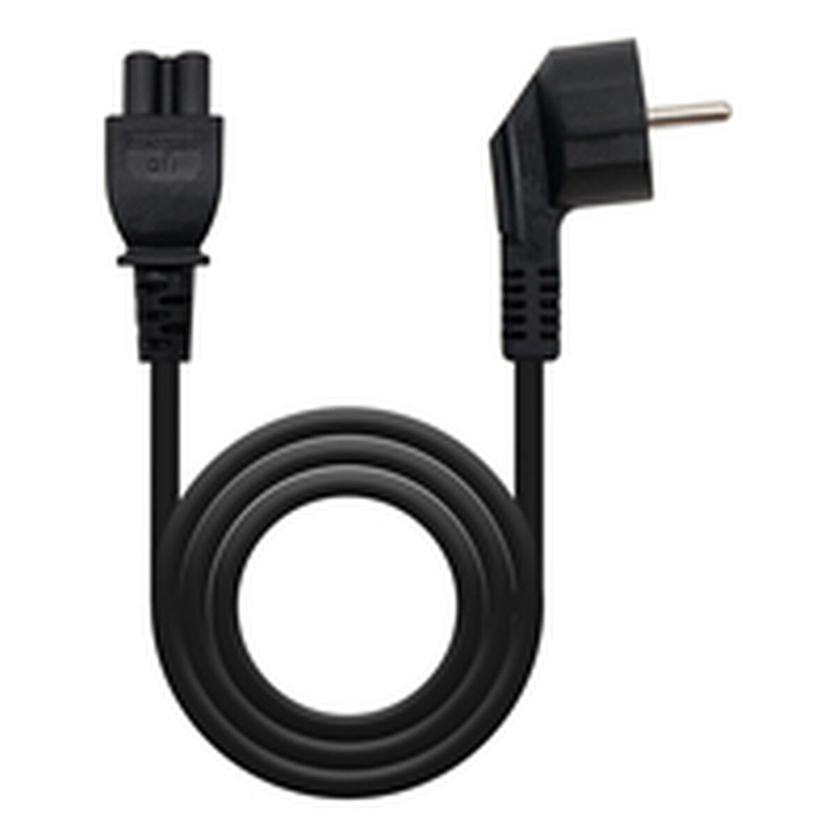 Power Cord NANOCABLE 10.22.0302-L200 Black 2 m