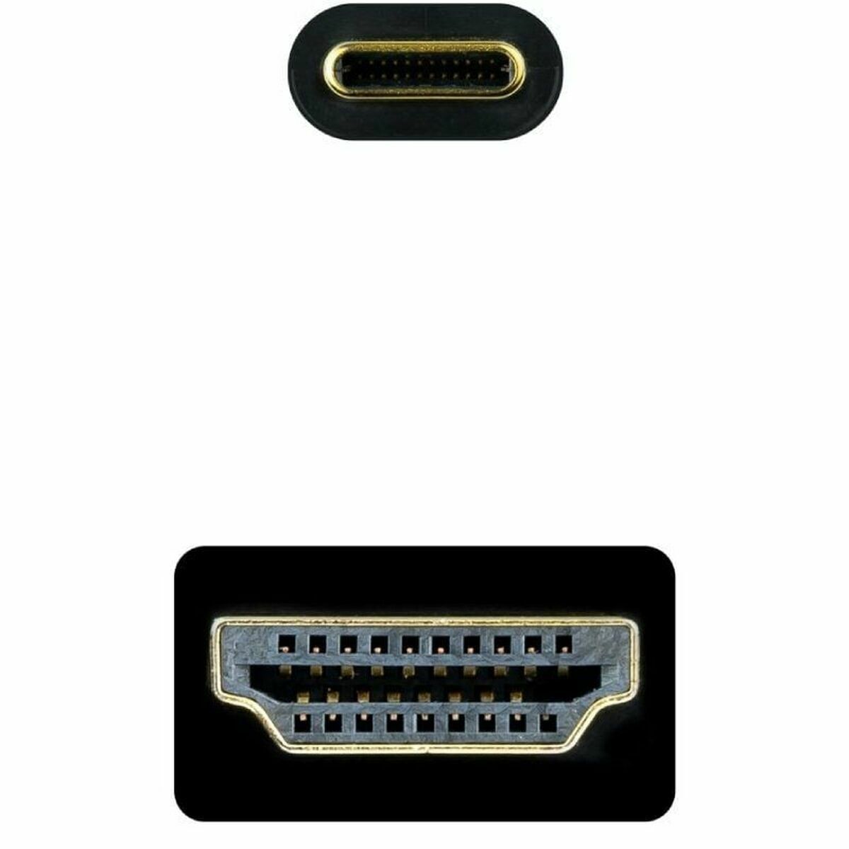 Picture of USB-C to HDMI Cable NANOCABLE 10.15.5135 Black 5 m
