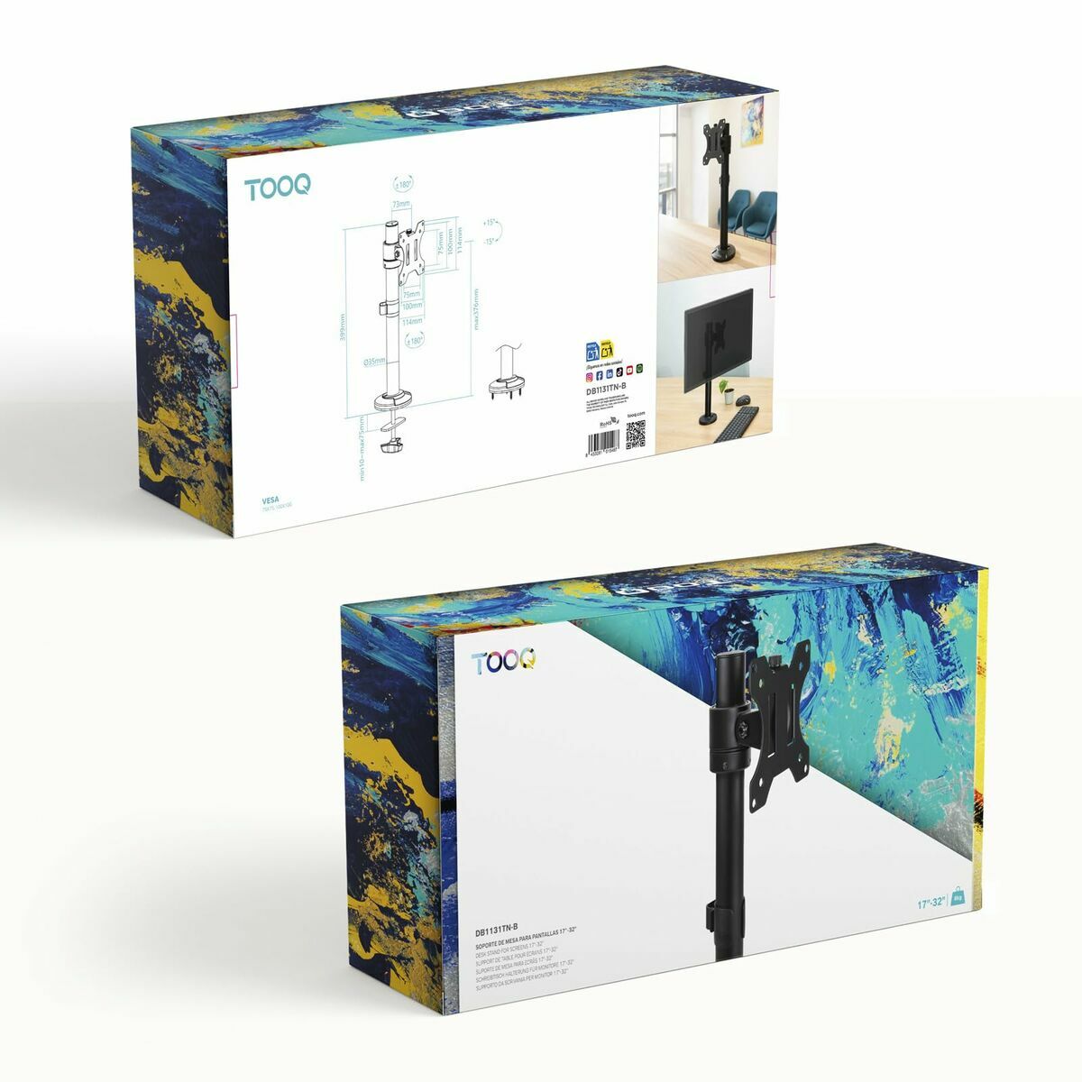 Screen Table Support TooQ DB1131TN-B 17" 32" 8 kg