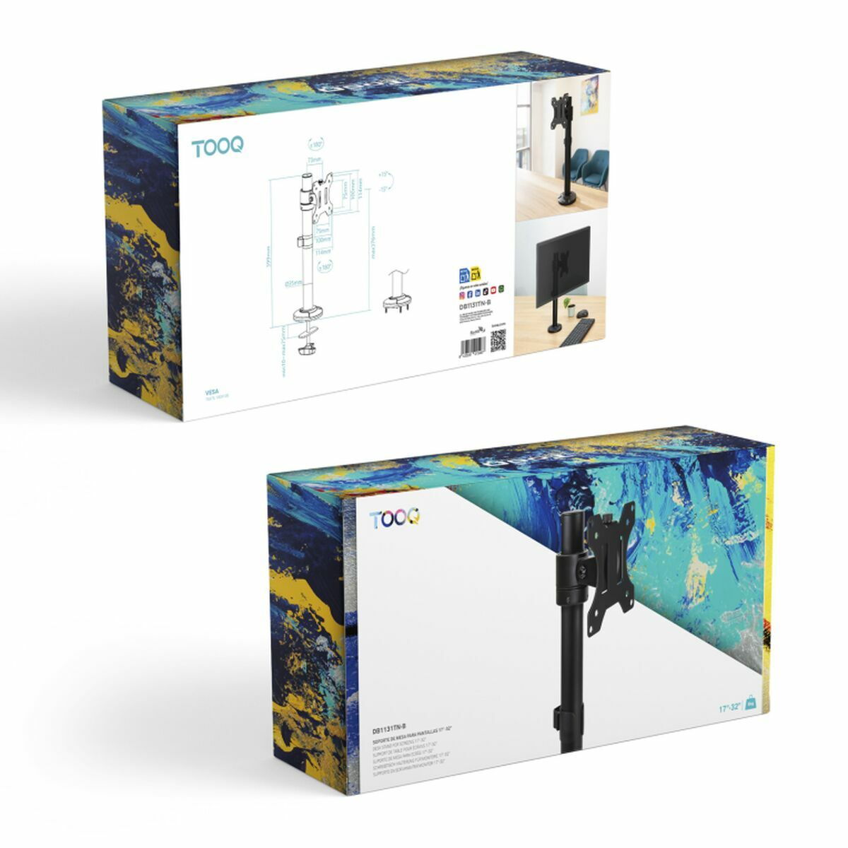 Picture of Screen Table Support TooQ DB1131TN-B 17" 32" 8 kg