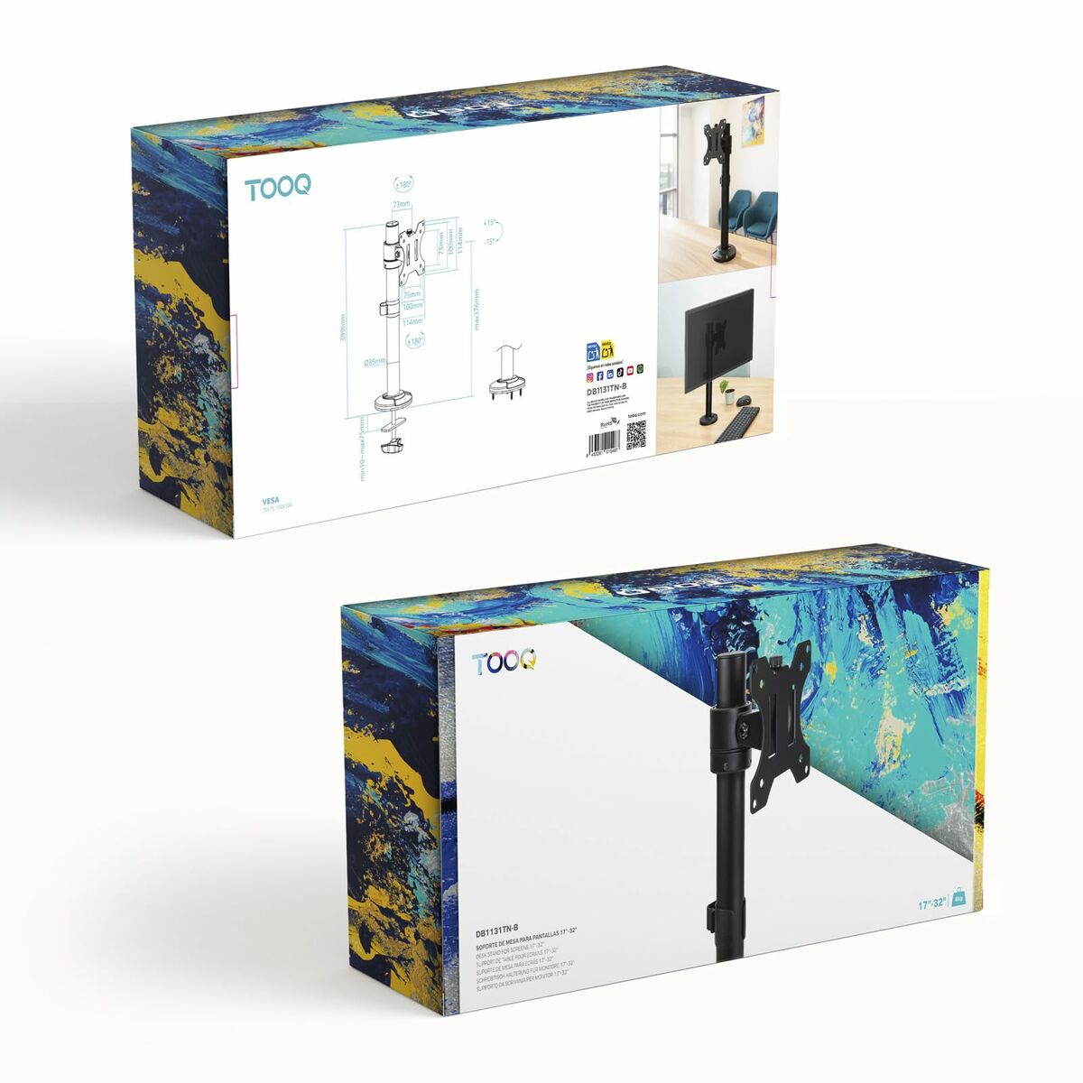 Picture of Screen Table Support TooQ DB1131TN-B 17" 32" 8 kg