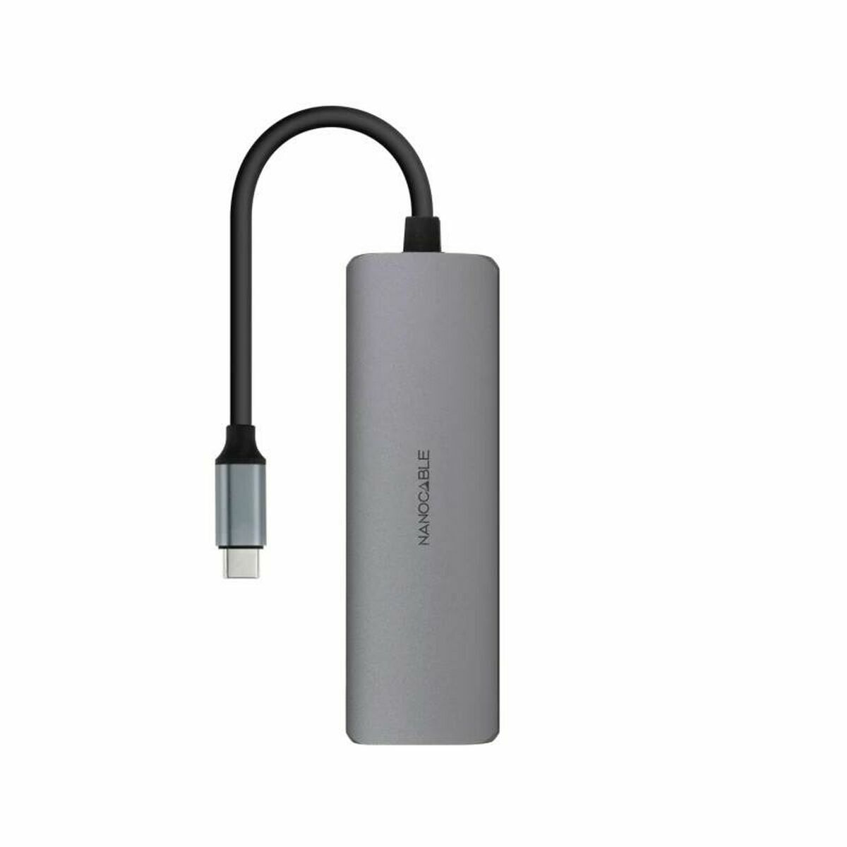 Picture of USB Hub NANOCABLE Nanocable Hub USB-C 3xUSB-A+HDMI+USB-C PD Grey 100 W 50 W