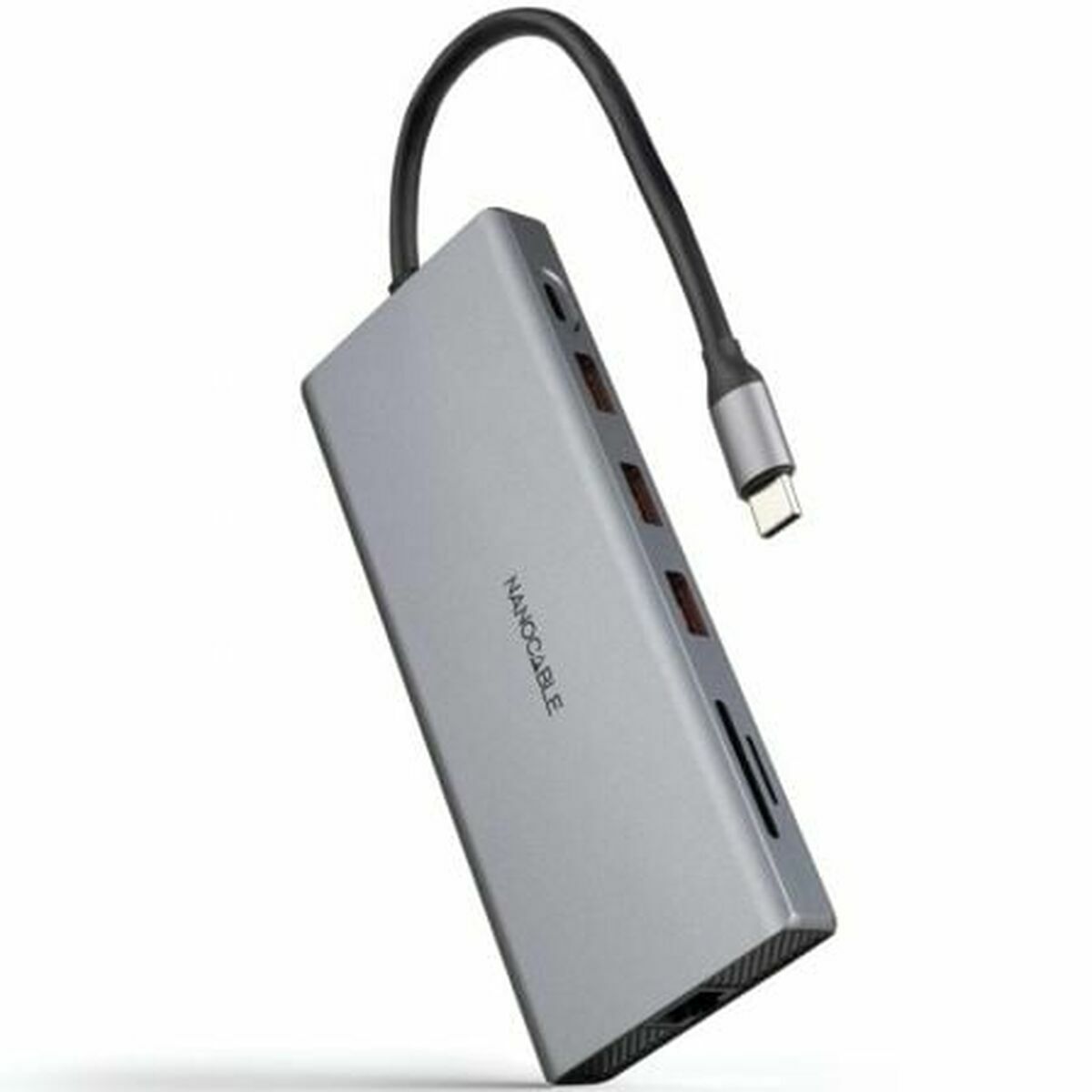 Afbeeldingen van USB Hub NANOCABLE 10.16.4612 Grey 100 W