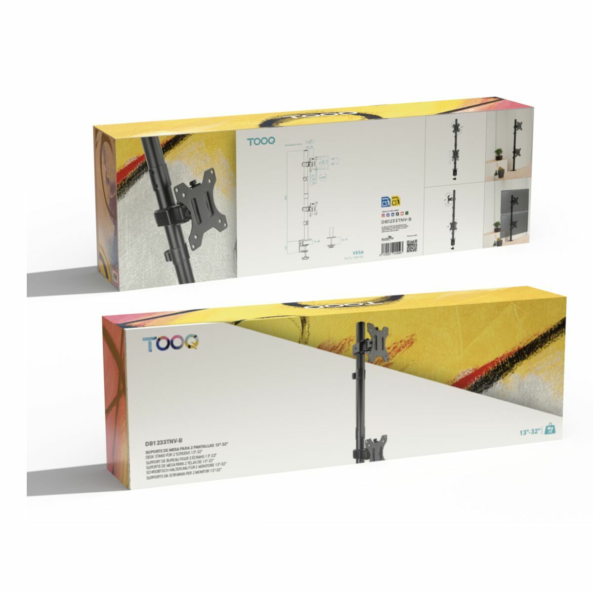 Screen Table Support TooQ DB1233TNV-B 32" 13" 16 Kg