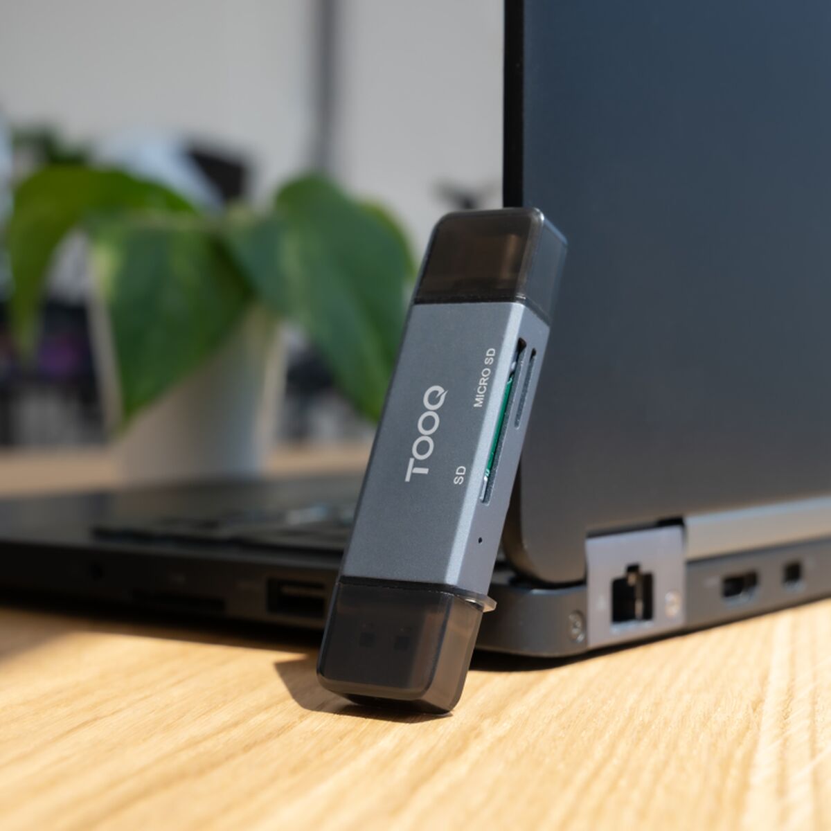 Afbeeldingen van Card Reader TooQ TQR-3001G Black Grey